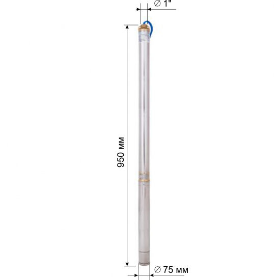 Погружной насос AQUARIO ASP 1.5C-40-75