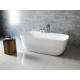 Акриловая ванна AQUANET Fine 260045 170x80 см, овальная, с ножками, со сливом-переливом