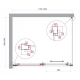 Душевой уголок BelBagno LUCE-AH-1-120/100-C-Cr стекло прозрачное, профиль хром