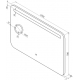 Зеркало CONTINENT Fibra 120х70 с подсветкой