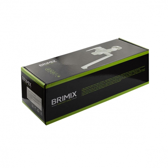 Смеситель для ванны BRIMIX 5565 из пластика АБС, белый