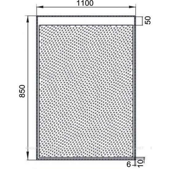 Зеркало AQUANET Палермо NEW 11085 с LED подсветкой