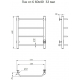 Полотенцесушитель электрический ТРУГОР Пэк 6 60х40 с выключателем