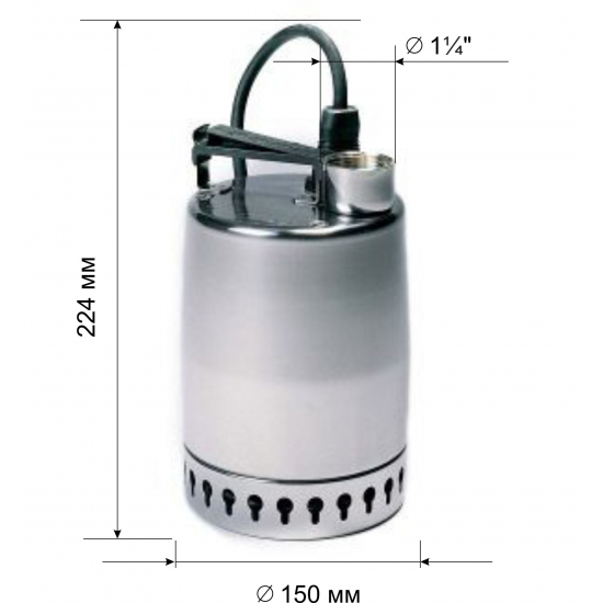 Дренажный насос GRUNDFOS UNILIFT KP 350-M1