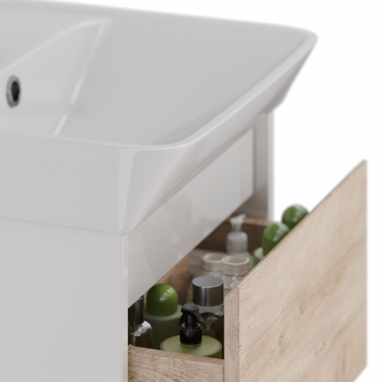 Тумба для комплекта LEMARK Combi 45, 2 ящика, дуб кантри, под раковину Neon 45