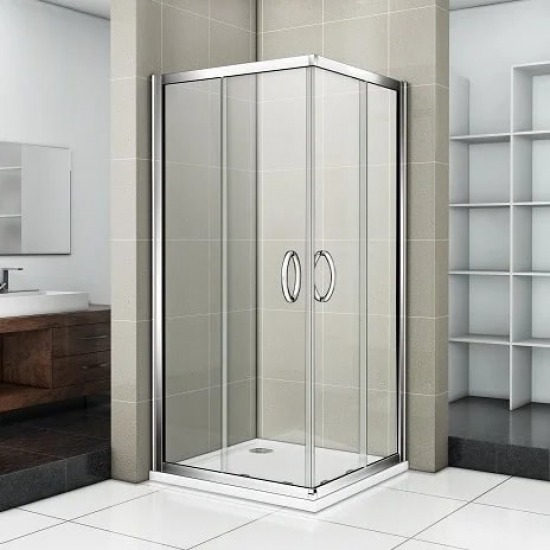 Душевой уголок BAS Good Door Infinity CR-80-C-CH 80x80x185 стекло прозрачное, профиль хром