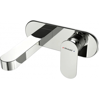 Смеситель для раковины BRAVAT Gina P69182C-ENG С ВНУТРЕННЕЙ ЧАСТЬЮ хром