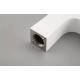 Смеситель для биде GAPPO G07-8 G5007-8 белый хром