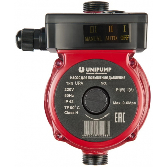 Насос повышения давления UNIPUMP UPA 15-120