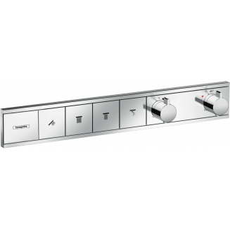 Термостатический смеситель встраиваемый HANSGROHE RainSelect 15382000, С ВНУТРЕННЕЙ ЧАСТЬЮ, хром
