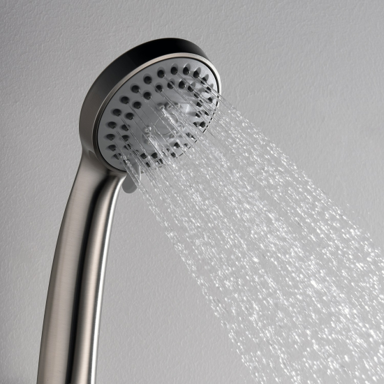 Лейка для душа WASSERKRAFT Wern A120 хром матовый, 3 режима