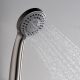 Лейка для душа WASSERKRAFT Wern A120 хром матовый, 3 режима