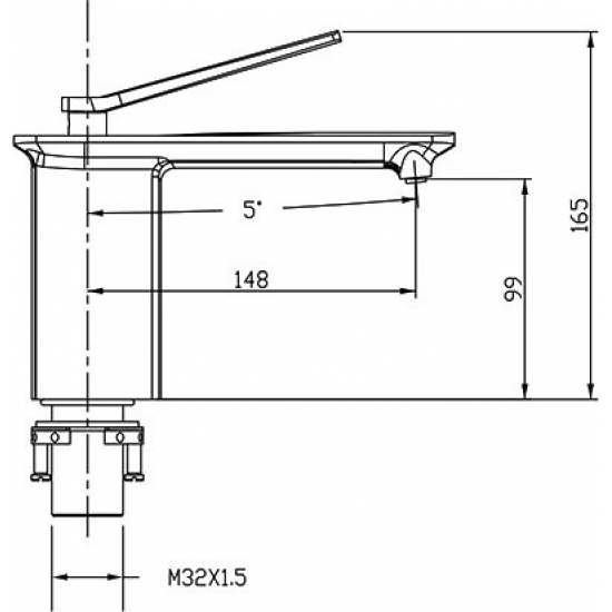 Смеситель для раковины TIMO Halti 4161/00F