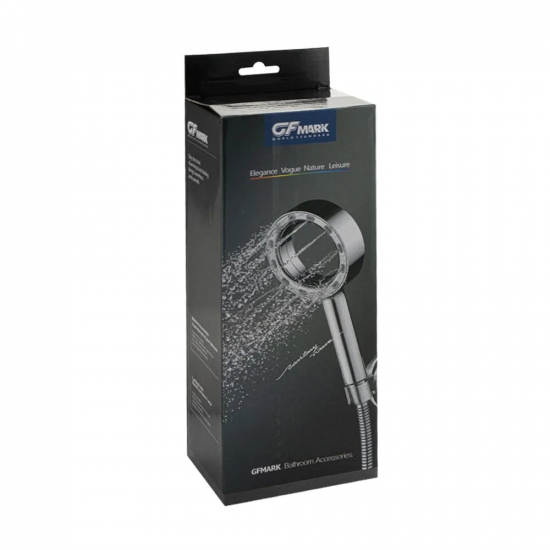 Лейка для душа GFMARK 6059 массажная, из нержавеющей стали, 3 режима