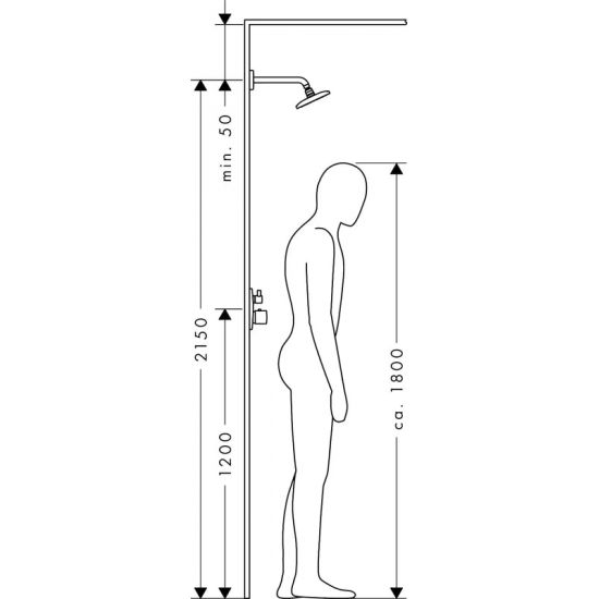 Верхний душ HANSGROHE Raindance E Air 360 мм 27376000