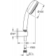 Душевой набор GROHE Tempesta Cosmopolitan 26084002 хром