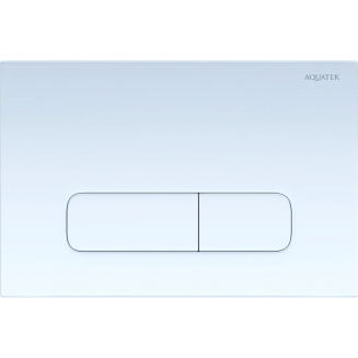 Кнопка для инсталляции AQUATEK KDI-0000013 (002A) белая, клавиши прямоугольные