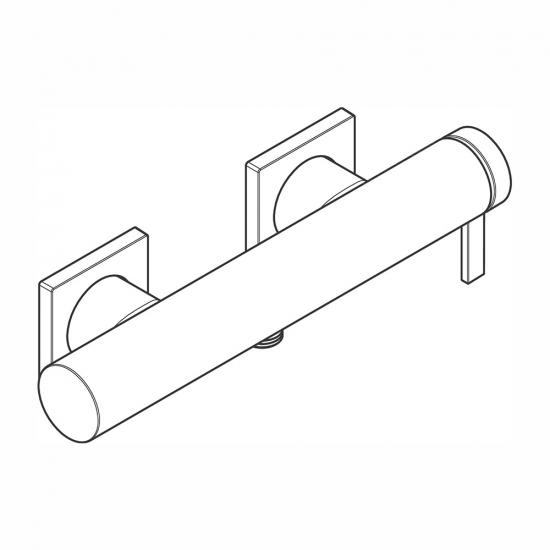 Смеситель для душа HANSGROHE Tecturis E 73620000 хром