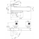 Смеситель для ванны KAISER Saga 53022