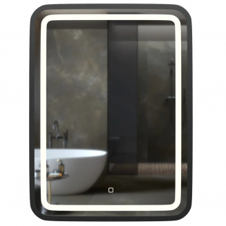 Зеркало MIXLINE Мальта-лофт 600x800 сенсорный выключатель, пластиковая рама