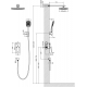Душевой комплект встраиваемый TIMO Helmi SX-4069/03SM чёрный С ВНУТРЕННЕЙ ЧАСТЬЮ