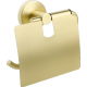 Держатель туалетной бумаги FIXSEN Comfort Gold FX-87010 с крышкой, золото сатин