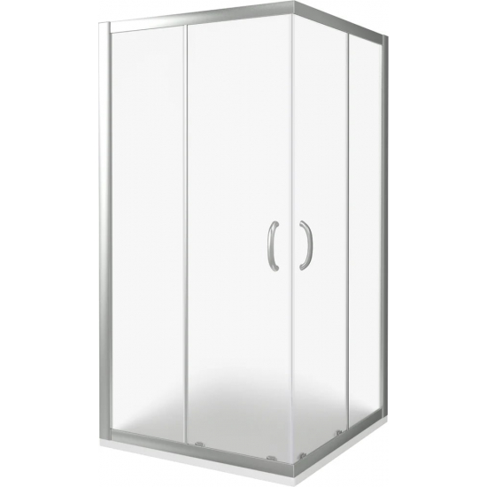 Душевой уголок BAS Good Door Infinity CR-80-G-CH 80x80x185 стекло грейп, профиль хром