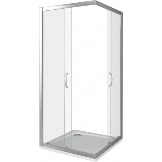 Душевой уголок BAS Good Door Infinity CR-90-C-CH 90x90x185 стекло прозрачное, профиль хром