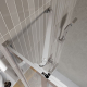 Душевой уголок BelBagno LUCE-AH-22-150/110-C-Cr стекло прозрачное, профиль хром