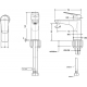 Смеситель для раковины BRAVAT Rhein F1429564BW-9-ENG матовый чёрный