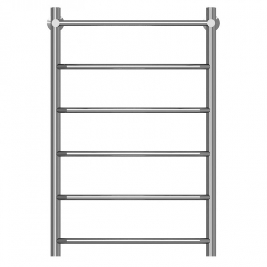 Полотенцесушитель водяной MIXLINE Mira 80х50 1/2'' трапеция, 5 перекладин, полка