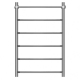 Полотенцесушитель водяной MIXLINE Mira 80х50 1/2'' трапеция, 5 перекладин, полка