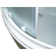 Душевая кабина PARLY Bianco Эконом EB1021 100x100x215 стекло матовое. профиль белый, высокий поддон