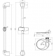 Душевая штанга LEMARK LM8065C хром