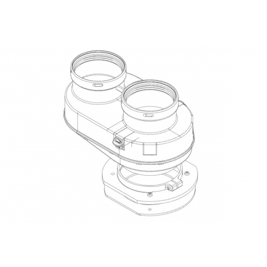 Адаптер разделительный моноблочный ROYAL THERMO 80 (B-B)