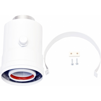 Адаптер вертикальный ARISTON 60/100 с отводом конденсата