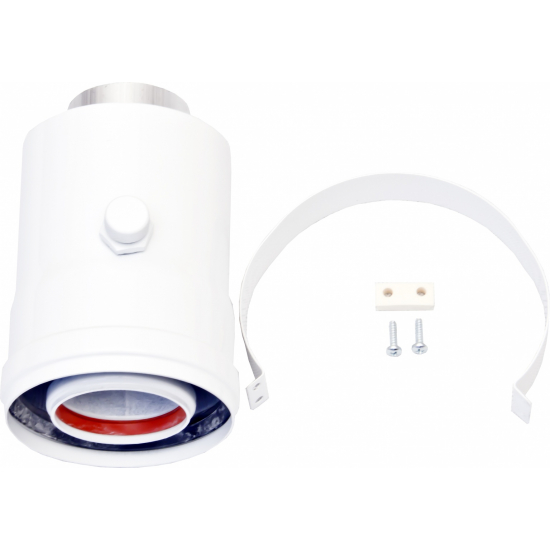 Адаптер вертикальный ARISTON 60/100 с отводом конденсата