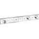 Термостатический смеситель встраиваемый HANSGROHE RainSelect 15358400 для душа, матовый белый, хром