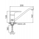 Смеситель для кухни LEDEME L4925