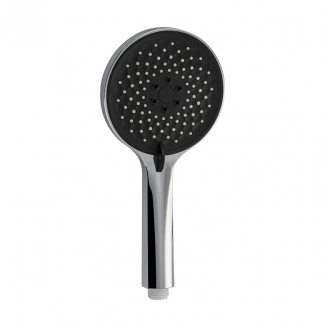 Лейка для душа GFMARK 6085 хром с чёрной вставкой, 3 режима
