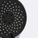 Лейка для душа GFMARK 6085 хром с чёрной вставкой, 3 режима