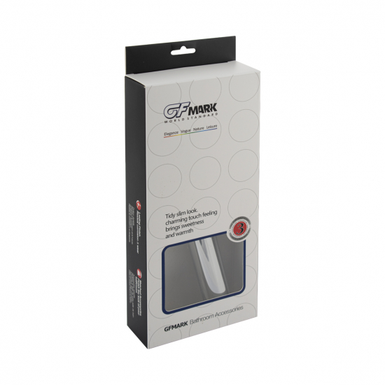 Лейка для душа GFMARK 6085 хром с чёрной вставкой, 3 режима