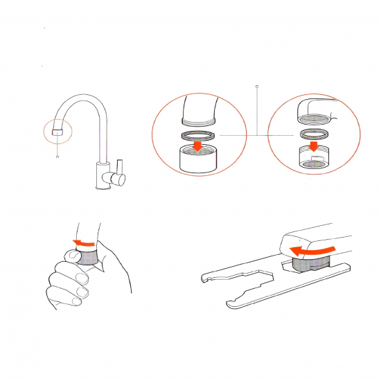 Аэратор GAPPO G72-13 М24