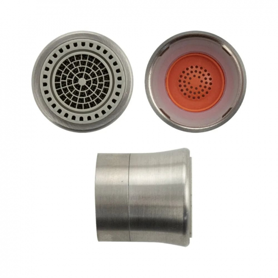 Аэратор САНАКС 2524 внутренняя резьба, мини двухрежимный, сатин 