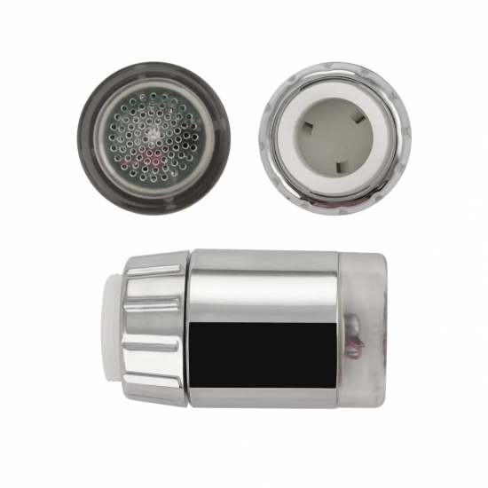 Аэратор САНАКС 2529 универсальный, мини трёхцветный, хром пластик АБС