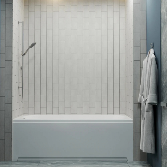 Акриловая ванна 1ACReal Дюна 150x70 см, с каркасом