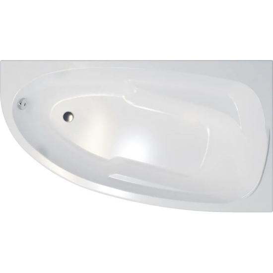 Акриловая ванна 1ACReal Мадрид L 150x95 см, угловая, с каркасом, асимметричная