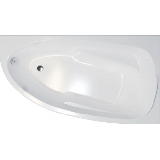Акриловая ванна 1ACReal Мадрид L 170x95 см, угловая, с каркасом, асимметричная