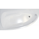 Акриловая ванна 1ACReal Мадрид R 150x95 см, угловая, с каркасом, асимметричная