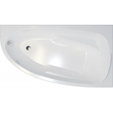 Акриловая ванна 1ACReal Мадрид Щ0000045645 L без опоры 170x95 см, угловая, асимметричная